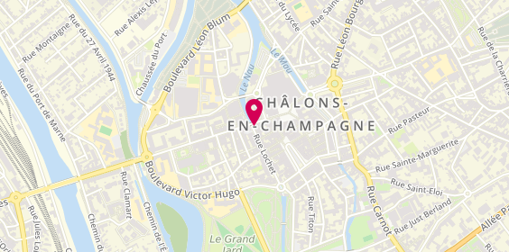 Plan de BERUBEN Wally, 1 Rue Lochet, 51000 Châlons-en-Champagne