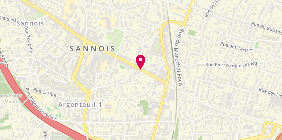 Plan de MAISONNEUVE François, 23 Boulevard Charles de Gaulle, 95110 Sannois
