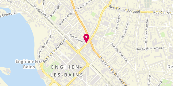Plan de ACHOUIL Jonathan, 8 Rue du General de Gaulle, 95880 Enghien-les-Bains
