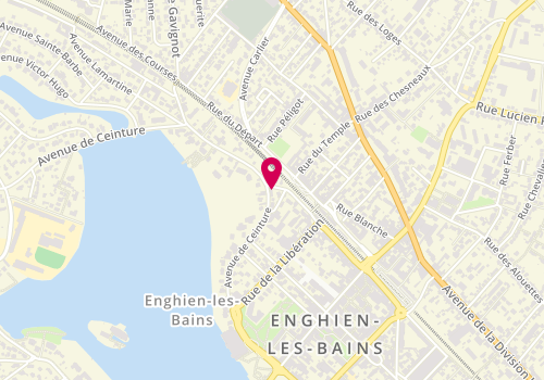 Plan de BURTIN CAROLINE Morel, 45 Rue de l'Arrivee, 95880 Enghien-les-Bains