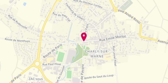 Plan de GREGOIRE Virgile, 107 Rue Emile Morlot, 02310 Charly-sur-Marne