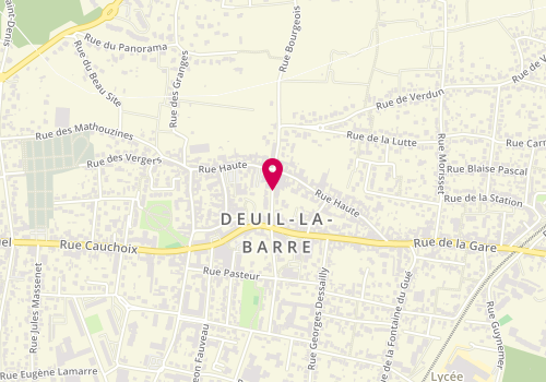 Plan de CABERTY Isabelle, 14 Rue Bourgeois, 95170 Deuil-la-Barre