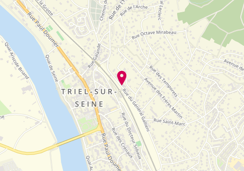 Plan de VERRIEST Sylvie, 34 Rue du Gal Gallieni, 78510 Triel-sur-Seine
