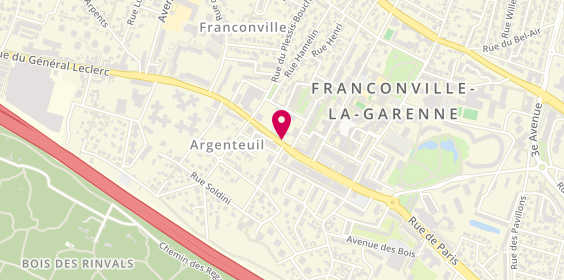 Plan de LECLERCQ DURAND Chantal, 114 Rue du Gal Leclerc, 95130 Franconville