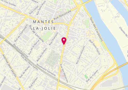 Plan de SARRO Francesco, 64 Rue Porte Aux Saints, 78200 Mantes-la-Jolie