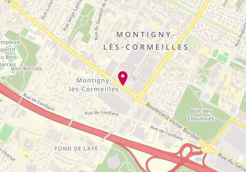 Plan de DRAGOMIR Emilia, 66 Boulevard Victor Bordier, 95370 Montigny-lès-Cormeilles