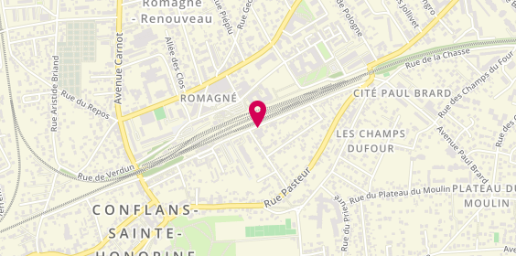 Plan de KUCAJ Tatjana, 28 Boulevard Armand Leprince, 78700 Conflans-Sainte-Honorine