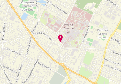 Plan de STOJANOVIC Jelena, 14 Rue de Saint Prix, 95602 Eaubonne