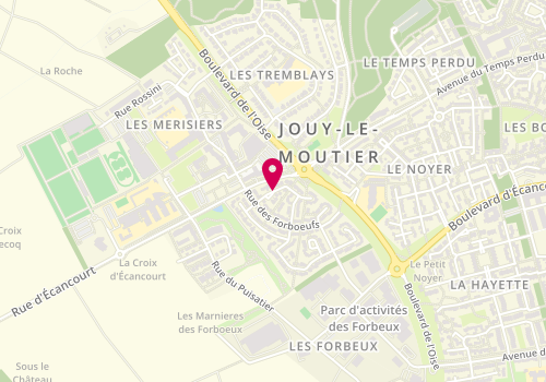 Plan de MAMANE Yoël, 11 Rue de l'Aiguillon, 95280 Jouy-le-Moutier