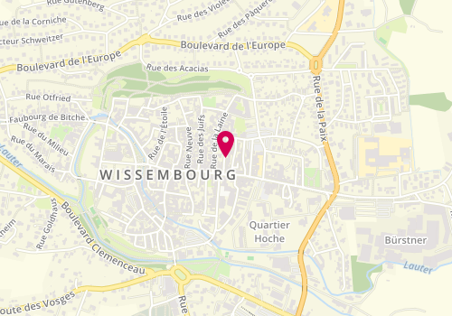 Plan de MASSON Anne, 35 A Rue Nationale, 67160 Wissembourg