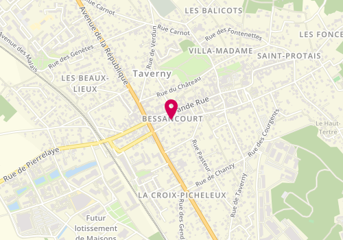 Plan de TAMARAT HARBI Fawzia, 21 Rue de l'Est, 95550 Bessancourt