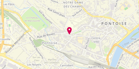 Plan de PELENGA MANGI Audrey, 6 Place Notre Dame, 95300 Pontoise