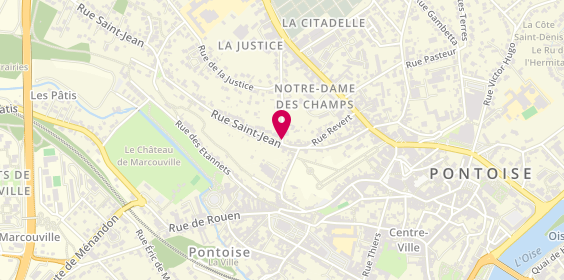 Plan de PARAIN Stéphanie, 25 Bis Rue Poulain, 95300 Pontoise