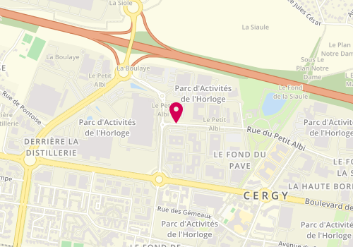 Plan de LEVY Tania, 16 Rue du Petit Albi, 95520 Osny