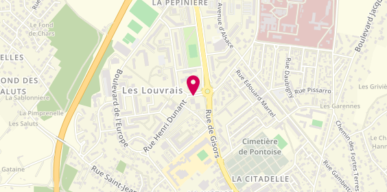 Plan de CHEVILLARD Karine, 3 Place de la Paix, 95300 Pontoise