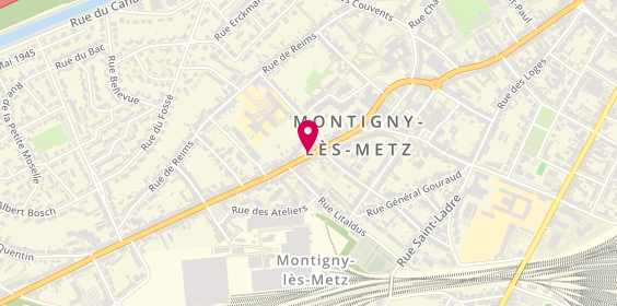 Plan de LEONARD Philippe, 121 Rue de Pont A Mousson, 57950 Montigny-lès-Metz