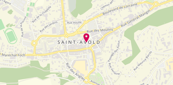 Plan de LACROIX Philippe, 5 Rue des Anges, 57500 Saint-Avold