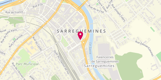 Plan de HEINE Paul Emile, 22 Rue Poincaré, 57200 Sarreguemines