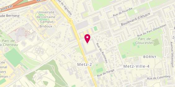 Plan de MERSCH Paul Henri, 10 Boulevard de Provence, 57000 Metz