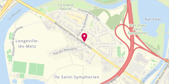 Plan de LIGEROT Jean Christophe, 44 Boulevard Saint Symphorien, 57050 Longeville-lès-Metz