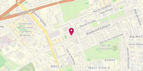 Plan de WIRTZ Philippe, 9 Place du Marche A Fosselle, 57070 Metz
