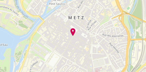 Plan de POULET Eric, 4 Rue Serpenoise, 57000 Metz