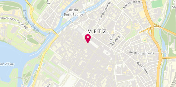 Plan de MARTIN Jean François, 10 Rue Fabert, 57000 Metz