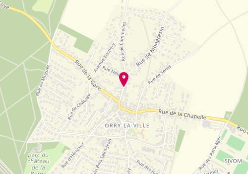 Plan de NODARIAN Caroline, 8 Rue de Montgresin, 60560 Orry-la-Ville