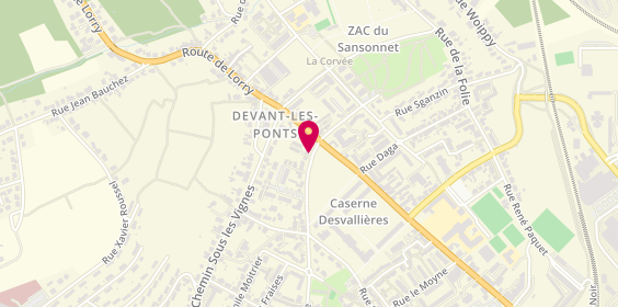 Plan de PICHON Denis, 116 Rue de la Ronde, 57050 Metz