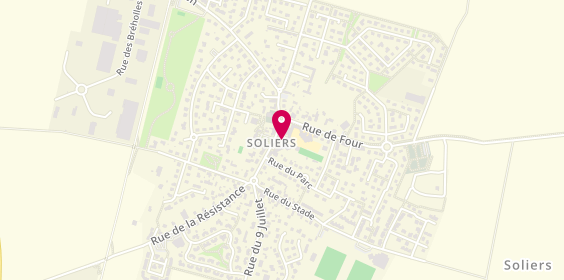 Plan de LEMASLE Bertrand, 5 Place de la Mairie, 14540 Soliers