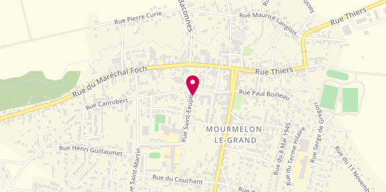 Plan de GASPARD Séraphine, 1 Rue Saint Exupéry, 51400 Mourmelon-le-Grand