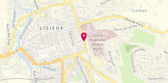 Plan de STROUMZA Jean Michel, 11 Boulevard Jeanne d'Arc, 14100 Lisieux