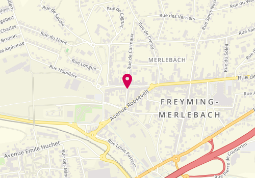 Plan de ROOS Séverine, 5 Bis Passage de la Serr, 57800 Freyming-Merlebach