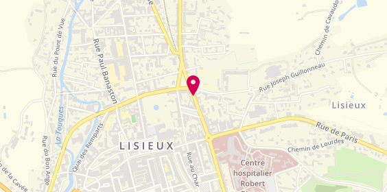 Plan de DAVY Jean Luc, 22 Boulevard Duchesne Fournet, 14100 Lisieux