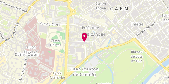 Plan de Damien SAVOURE, Cabinet du Dr Auffray
31 bis, rue Fred Scamaroni, 14000 Caen