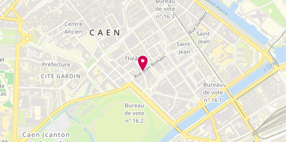 Plan de DIES Frédérique, 51 Rue des Jacobins, 14000 Caen