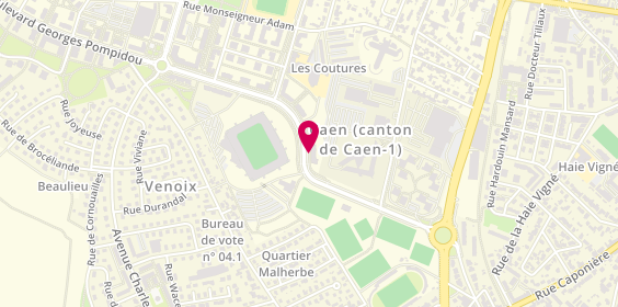 Plan de BERTHELOT Elisa, 6 Boulevard Georges Pompidou, 14000 Caen