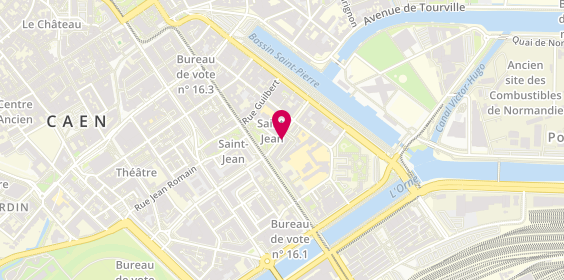 Plan de JOFFIN Pascaline, 11 Place de la Resistance, 14000 Caen