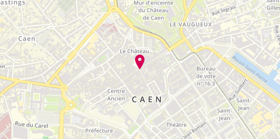 Plan de MASSIEU Antoine, 83 Rue Saint Pierre, 14000 Caen