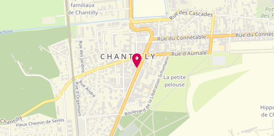 Plan de AUBIGNY Justine, 14 Avenue du Maréchal Joffre, 60500 Chantilly