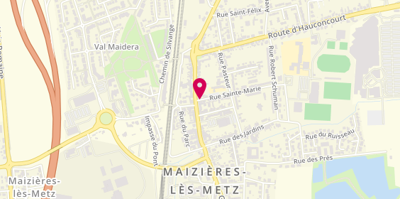 Plan de BURTE Anne, 2 A Rue Sainte Marie, 57280 Maizières-lès-Metz