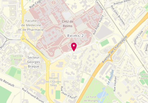 Plan de RABHI Clémence, Rue du General Koenig, 51092 Reims