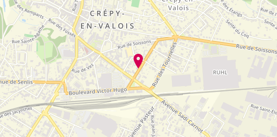 Plan de DEMONCEAUX Olivier, 14 Rue Hippolyte Clair, 60800 Crépy-en-Valois
