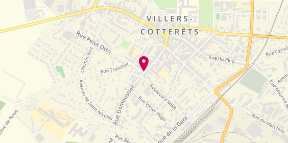 Plan de CARJAN Andréa, 60 Rue Demoustiers, 02600 Villers-Cotterêts