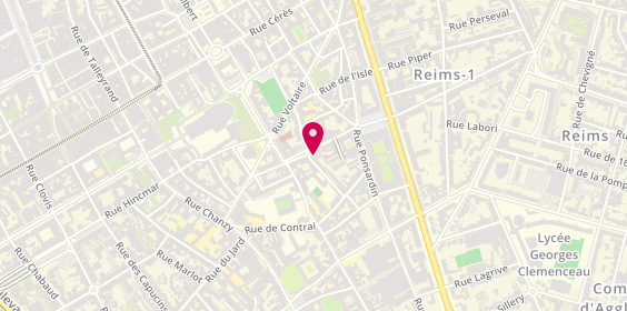 Plan de POMBOURCQ Romuald, 8 Place Godinot, 51100 Reims