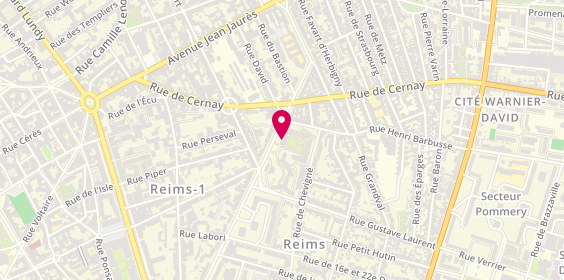 Plan de BOURDON Véronique, 9 Bis Boulevard Saint Marceau, 51100 Reims