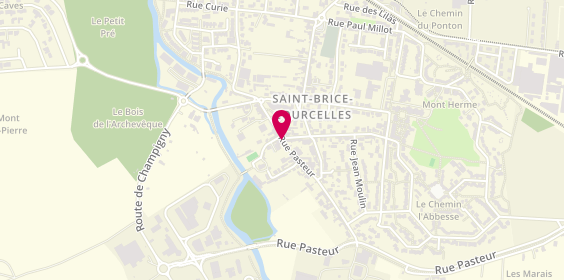 Plan de ANTOINE Guillaume, 2 Rue Pasteur, 51370 Saint-Brice-Courcelles