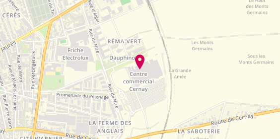 Plan de DELAMARE Eléonore, 16 Route de Cernay, 51100 Reims