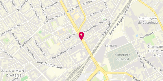 Plan de PEDRA Alexandre, 51 Avenue de Laon, 51100 Reims