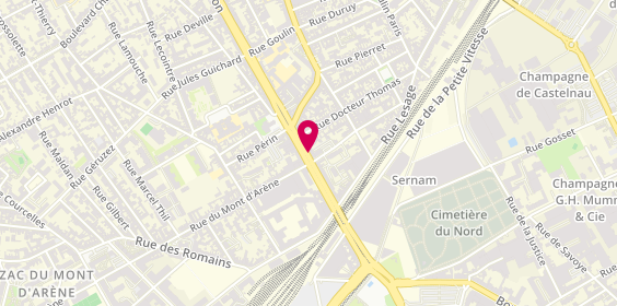 Plan de RIBLET PASCALE Cruz, 36 Avenue de Laon, 51100 Reims